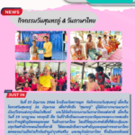 โรงเรียนวัดทรายมูลจัดกิจกรรมวันสุนทรภู่ และวันภาษาไทย